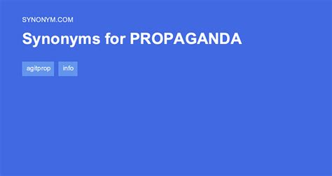 propaganda antonym|propaganda synonyms and antonyms.